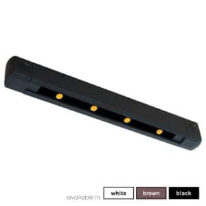 tru scapes deck fence lighting ts a1001 6 recessed LED step riser black down 300x300 1